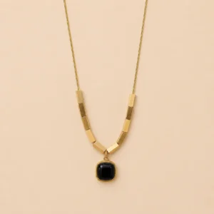 Black Stone Pendant